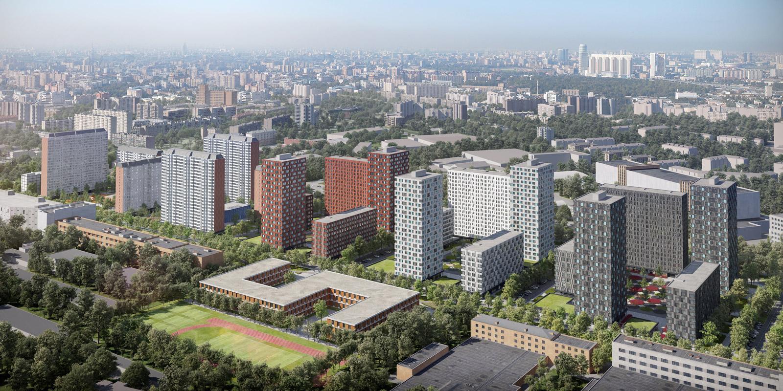 ЖК "Кварталы 21/19". 3D-визуализация.