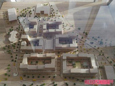 Макет ЖК "Первый квартал" в офисе продаж