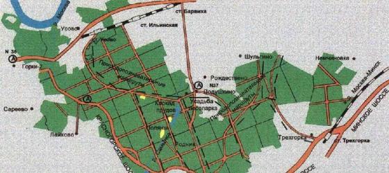 Схема с Подушкинского леса с сайта http://www.iscmoscow.ru/